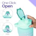 2000ml Motivational Water Bottle With Straw, 2L Gradient Color Drinking Water Bottle For Girls And Female Gym With Handle, Portable WaterBottle For School, Fitness, Outdoor Sports, BPA Free Grade Plastic Leak Proof Travel Water Bottles For Girls And Boys. 
