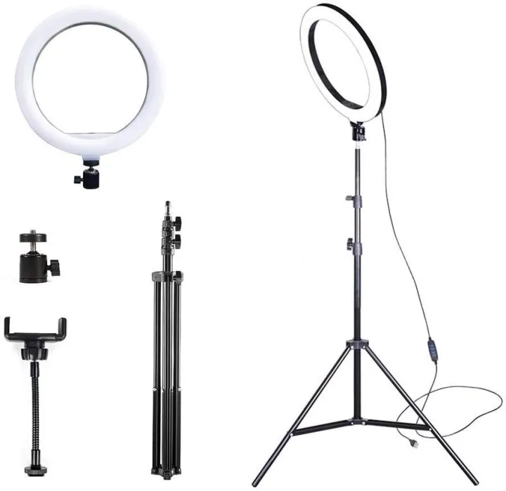 26cm%20LED%20Ring%20Light%20with%207%20Ft.%20Tripod%20Stand%20&%20Phone%20Holder%20and%203%20Dimmable%20Shades%20Of%20Colors%20for%20Studio%20Photography,%20Video%20Calls,%20Vlogging,%20Live%20Streaming%20and%20Makeup%20-%20Image%204