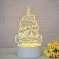 3D Illusion Lamp,3D Light Lamp,Night Lamp,Birthday Gifts,Valentines Day Gifts,Anniversary Gifts/3D Illusion Led Night Small Table Lamps Activity Gift. 