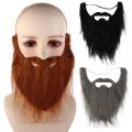 Fun Artificial Beard Realistic Fake Beard Long Fluff Fake Beard Halloween Fake Mustache DIY Handmade Party Props. 