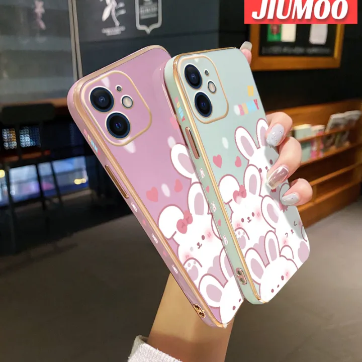 JIUMOO%20For%20Infinix%20Smart%206%20HD%20Smart%206%20Plus%20Smart%207%20Case%20Cartoon%20Cute%20Bunny%20Luxury%20Plating%20Phone%20Cases%20New%20Square%20Edge%20Pattern%20Silicone%20Soft%20Casing%20Camera%20Lens%20Protection%20Shockproof%20Cover%20-%20Image%205