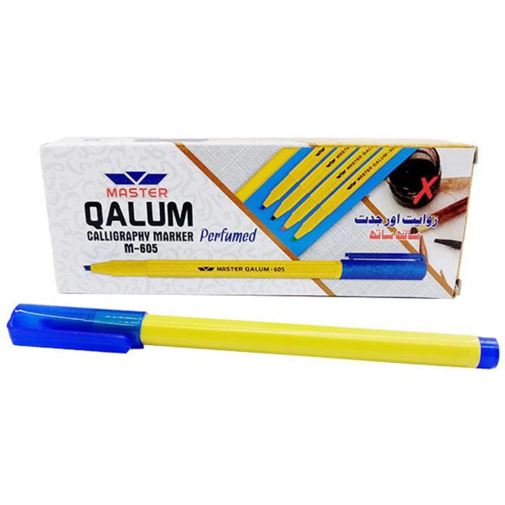 Master_ Qalum - Calligraphy Marker - M-605 - Perfumed - Cut Nib - 10 Pcs