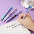 1/6Pcs Set 0.5mm Black INk Press Gel Pen Sanrio Cute Examination Signature Pen School Supplies. 