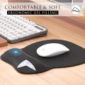 Original Mouse Pad With Cooling Gel & Foam - Thumb Shape Mousepad With Wrist Rest - Washable Mouse Mat & Non Slip. 