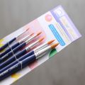 Omega Nylon Hair Paint Brushes 6 Pcs Round Paint Brushes for Acrylic Painting Paint Brushes Set, Watercolor - Gouache - Oil Paint Brushes, Paint Brushes for Kids, Students & Artists.... 