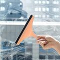 Window Glass Cleaning Wiper - Silicone Cleaning Tool for Bathroom Mirror, Front Door, Car Windshield & Tiles. 