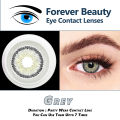 Grey COSMETIC COLORED CONTACT LENSES Eye Contact Lenses Forever Beauty / Disposable Lenses / Lense, Eye Lense / Color Lense / Eye Lenses For Girls Women Men. 