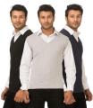 Pack Of 3 Winter Sleeveless Sweaters For Men. AJ-AR512. 
