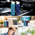 Cleenza Premium Car Tissue Box | Pack of 4 | 3 Ply Facial Tissue Paper | Soft Imported Tissues | Tissue Box for Car, Home & Office. 