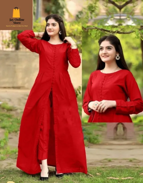 Jay%20Online%20Store-%20Stitched%20Long%20Cut%20Maxi%20Dress%20For%20Girls%20With%20Trouser%20(Two%20Piece%20Suit)%20Maxi%20Dresses%20For%20Women/%20Girls%20-%20Image%203