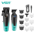 VGR Hair Trimmer Professional Trimmers Barber Cordless Clippers Electric Hair Cut Machine LED Hair Trimmer for Men V-996 V-196. 