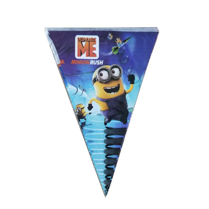 MINIONS THEME BUNTINGS - PACK OF 10 FLAGS BANNER - MINIONS BUNTINGS