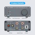 Fosi Audio V1.0G 2 Channel Amplifier Stereo Audio Amp Mini Hi-Fi Class D Integrated TPA3116 Amp for Home Speakers 50W x 2. 