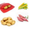 NEW Potato Express Baking Bag Microwave Fast Cooker In 4min Red Reusable. 