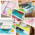 Fridge Mat, Pack of 4 Fridge Mats, Size 30x45 CM, Refrigerator Mat Liners for Shelves, Silicone Antibacterial Fridge Mats, Drawers Cabinets Protective Pads, Moisture Proof Refrigerator Mats By Muhandisaan Trading. 