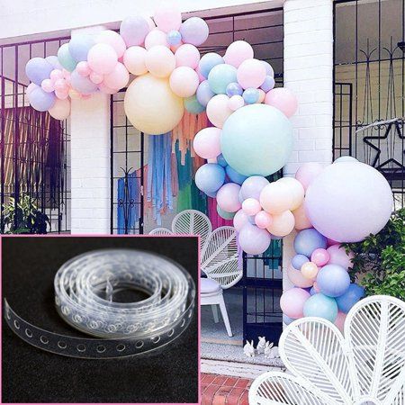 Macaroon%20Balloons%20Pastal%20Color%20Birthday%20Theme%20With%20Pink%20Happy%20Birthday%20Banner%20,%20Arch%20Making%20Strip%20&%20Macroon%20Pastal%20Color%20Light%20Colors%20Balloons%20Theme%20-%20Image%207