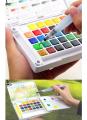 1pc Water brush Water Tank Calligraphy Flat Brush Pen Soft Water Coloring Brush Pens For Painting Sketch Painting Water Soluble Pencils Markers - Imported. 