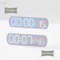 LED Clock 12/24H Display Multifunctional with Temperature Display Digital Clock for Bedroom Indoor. 