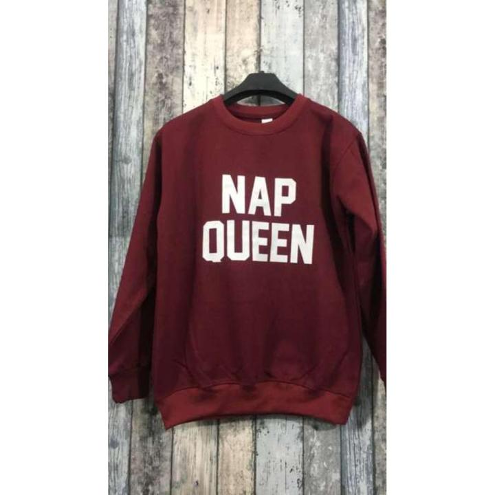 BLACK N WHITE GARMENTS Nap Queen Sweatshirt 943