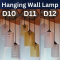 Beautiful Aesthetic Hanging Wall Lamp 3 pcs Set Beautiful Roof Lamp For Bedroom Unique Modern Fibre Plastic Haging Wall Lamps With Wooden Base and 3 modes Bulb E27 Hanging wall lamp Stylish Lamps For Hall Room Dining Room Bedroom jhumar fanoos chandelier. 