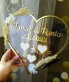 Customized nikkah frame for wedding made of acrylic Nikkah Certificate Finger Print Frame / Customised nikal certificate frame Aj Traders. 
