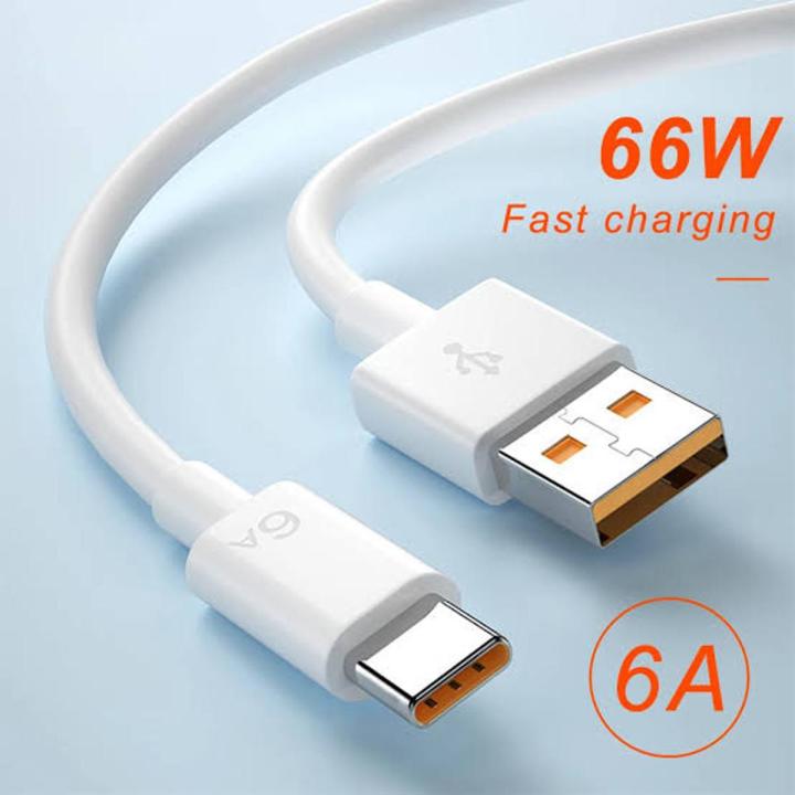 TYPE C ORIGINAL DATA CABLE + FAST CHARGING CABLE 66 WATT, 6 AMPERE GIVES SUPER FAST TURBO CHARGING EXPERIENCE TO ALL ANDROID PHONES