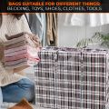 Storage Bag Portable Bag Large Cloth Organizer Foldable Bag For Clothes Blanket Storage. 