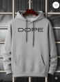 Men Black Dope Printed Hoodie In High Quality Fabric 1288. 