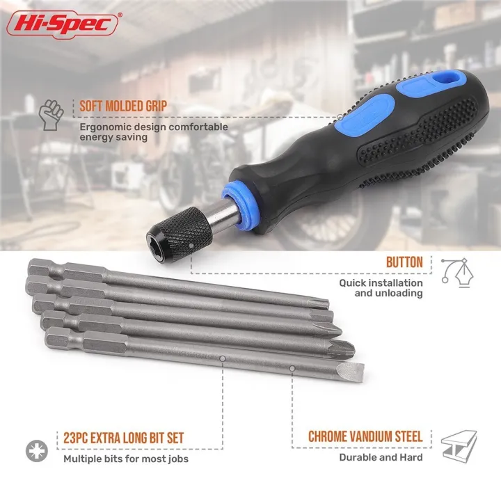 Hi-Spec%20110mm%20Screwdriver%20Bit%20Set%20Quick%20Release%20Long%20Screwdriver%20Bit%20Magnetic%20Bit%20Holder%20Screwdriver%20Bit%20Adapter%20in%20Tool%20Bag%20-%20Image%204