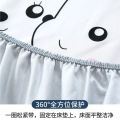 Mattress cover one-piece Simmons mattress cover plus high dust-proof bed cover non-slip sheet thin brown pad 1.5/1.8m bed. 