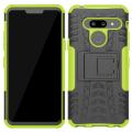 【Miga Plaza】For LG X Power 3/X5 /X Charge 2 Casing,[Shockproof] Tough Rugged Dual Layer Protective Case Hybrid Kickstand Cover. 