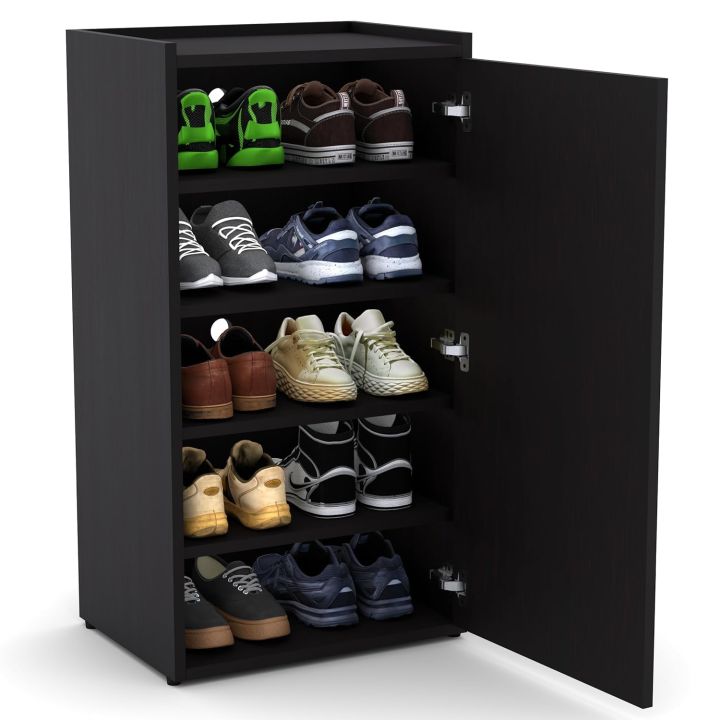 Toheed Wood Shoe Rack Cabinet Vertical Modern Shoe rack organizer ...