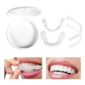Perfect Smile Snap-On Veneers – Realistic Silicone Denture Covers for Upper & Lower Teeth. 