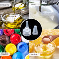Transparent Sharp-mouth Bottle Plastic Squeezable Needle Bottles Color Paste Bottle Ink Glue Bottle. 