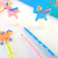 Pack of 4 Rainbow Unicorn Pencil available in  colors For Kids - School office Stationery Gifts | Cute stationary items for girls. 