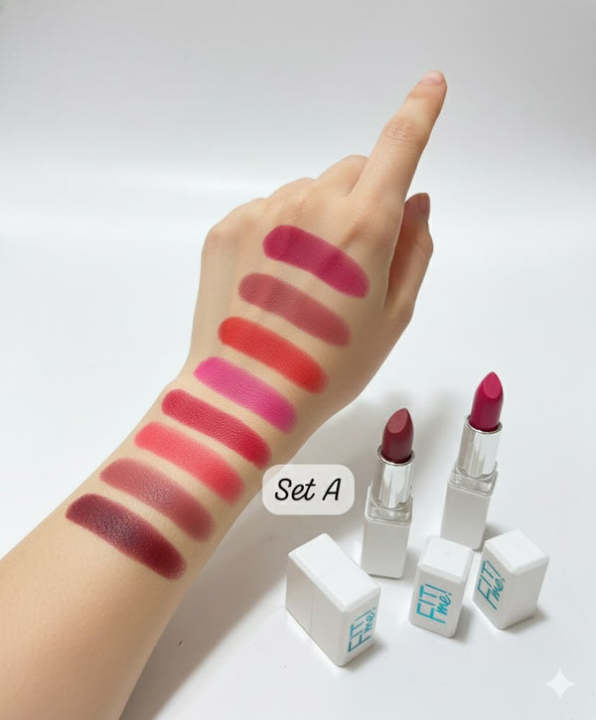 FIT%20Me%2012%E2%80%91pcs%20Matte%20Lipstick%20Set%20%E2%80%94%20Velvet%20Matte%20Shades,%20Creamy%20Application%20-%20Image%202
