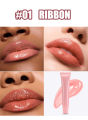 FAFAMOON Peptide Lip Gloss – Long-Lasting, Moisturizing, Non-Stick, No-Budge Lip Stain with Velvet, Mirror Finish – Plumping, Smooth, and Delicate for a Glass-Like Shine – Lip Makeup Cosmetic, Rhode Dupe, Perfect for All-Day Wear – Hydrating. 
