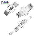 Replacement Tool Butterfly Lock  Double Push Button Lock Folding Clasp for Watch Band Steel Chain Lock. 