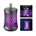 Ultra-Silent Electric Shock USB Charging Mosquito Trap Repellent Lamp Killer Mini Electric Mosquito Killer Lamp Rechargeable LED Uv Light Portable Electric USB/Rechargeable Powered Pest CatcherKiller Indoor Mosquito Trap Mute Silent Non-Toxic Baby only ra. 