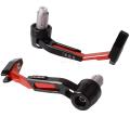Universal Metal Brake Clutch Lever Protector Guard / Universal Motorcycle Handguard Brake Clutch Lever Protector - Red. 
