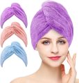 Hair Towel Wrap Turban for Women Absorbent Hair-Drying Bathrobe Magic Towel Super Quick-Drying. 