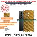 Itel S25 Ultra full Back 360 Protection skin wrap with sides and camera protection premium quality full cover. 