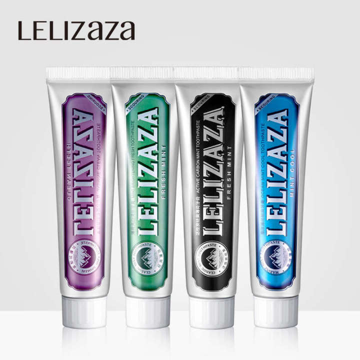 Ice Eli Toothpaste 85g Combination Cleansing Oral Stains Relieving, Refreshing, Gingival Protecting, Teeth Strengthening, Fresh Breath Activated Carbon