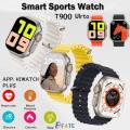 T900 Ultra Smart Watch 2.09" HD Screen Bluetooth Call Smartwatch IP67 Waterproof Wireless Charging Smart Watch For Men & Women. 