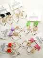 Choose Your Own 3 Pairs of Elegant Light Weight Fashion Drop Earrings | Trendy Gold-Tone Earrings Set for Girls & Women. 