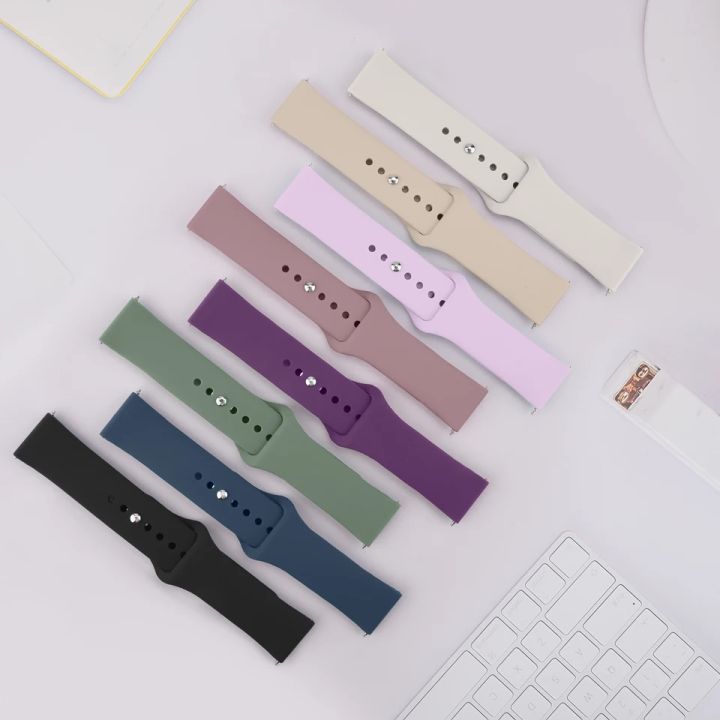 2 Cinturini In Silicone Per Amazfit GTS 4 Mini/GTS 3/GTS 2/Bip 3 Pro - Nero + Blu, Con Fibbia In Acciaio