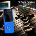 COVVY Slim Music Player 8GB Portable MP3 Player No Sound Lossless 70 Hours Display Support up to 64GB Navy Blue. 