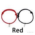 2Pcs/set New Magnetic Couple Bracelet Key Lock Hand Rope Girlfriends Braided Bracelet Valentine's Day Gift X. 