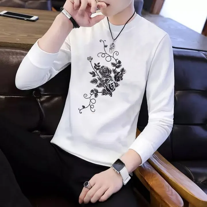 Black%20Stylish%20T%20Shirts%20Design%20Full%20Sleeves%20For%20Boys%20Summer%20Collection%20-%20Image%202