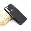 Plain Black - Motorola One Fusion Back Cover Soft Case For One Fusion. 